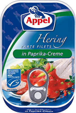 MSC Heringsfilets in Paprika-Creme