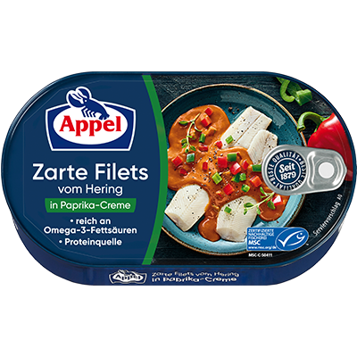 MSC Heringsfilets in Paprika-Creme