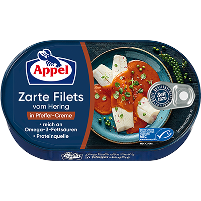 MSC Heringsfilets in Pfeffer-Creme