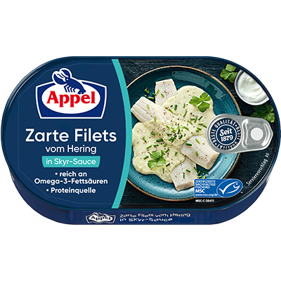 MSC Heringsfilets in Skyr-Sauce