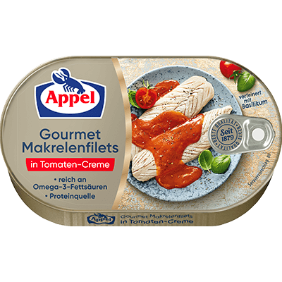 Makrelenfilets in Tomaten-Creme
