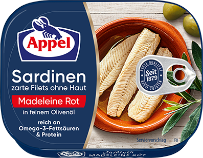 Sardinenfilets „Madeleine Rot“